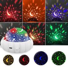 2-In-1 Starry Sky Projection Night Light, 360° Rotating Starry Sky Projection Lamp, Bedroom Light, Moon, Stars And Unicorn Galaxy Projection, Color Changing, Christmas Decor, Halloween Gift (For Best Friend), Children's Room Ceiling Decor