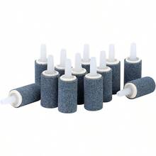 AQUANEAT Aquarium Air Stones 1 Inch 12 Pack Bubble Stone Aerator Bubble Diffuser Air Pump Accessories For Aquariums Fish Tanks And Hydroponics - 2英吋 - 查看 6