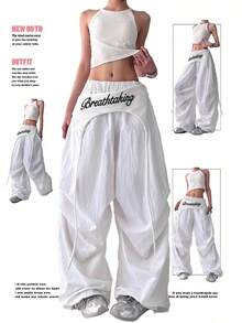 Women Pants - trắng - Xem 2