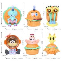 Spongebob Squarepants Delicious Crabby Patty Cartoon Cute Desktop Decoration Toy, Holiday & Birthday Gift