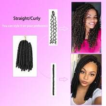 30 hebras/paquete Cabello de dreadlocks de ganchillo suave y recto para mujeres, pelucas de dreadlocks sintéticas de ganchillo, adecuado para uso diario y vacaciones, Halloween, Navidad, Año Nuevo