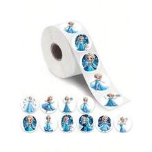 500张艾莎公主圆形贴纸，冰雪奇缘可爱卡通贴纸，非常适合装饰日记本、自粘账户奖励礼品封口贴纸，也是理想的生日礼物。防水拼图游戏板搭配可爱卡通贴纸，可用于艺术涂鸦DIY装订书、钢琴日历计划本、手机笔记本电脑包、行李箱汽车装饰，也可作为生日礼物或背景贴纸。 - 彩色 - 查看 5