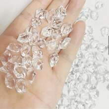 2000 件/袋小尺寸花瓶填充水晶装饰（假水晶石）用于鱼缸造景，彩色亚克力假钻石填充物用于珠宝盒，情人节装饰