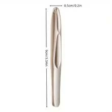 1/2pcs Premium Round Head Eyebrow & Facial Hair Removal Tweezers | Seamless Grip, Precise Trimming For Short Hair, Easy Combining Of Eyebrows, Beard, Sideburns - Durable Beauty Tool For Men And Women, Stainless Steel, Non-Electric