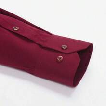 Men's Long-Sleeved Shirt, All Slim Fit Type, Luxury Premium - 中紫紅色 - 查看 3