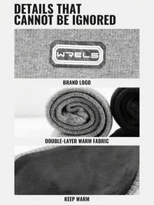 WRELS 1pc Lightweight Foldable Warm Winter Ear Warmer Headband, Thickened Double Layer Ear Warmer Headband, Windproof And Cold-Resistant - Plush Earmuffs - View 4