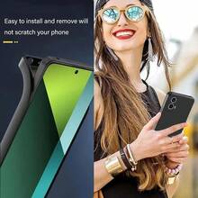 2pcs Realme Phone Cases, OnePlus Phone Cases, Realme Black Phone Case, OnePlus Black Phone Case - Black Matte - View 4