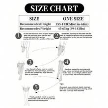 1 Pair Simple Bow Over-The-Knee Stockings, Smooth & Soft - 珊瑚粉 - 查看 4
