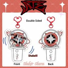 /K-POP 钥匙扣，SKZ/Q版钥匙扣，应援棒钥匙扣，摇摇乐钥匙扣，摇摆钥匙扣，2D亚克力摇摇乐钥匙扣，摇摇乐吊坠，可爱优雅的包包挂饰，圣诞礼物，生日礼物，派对小礼物 - 彩色 - 查看 7