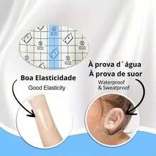 40/20pcs Baby Ear Protection Stickers, Keep Ears Dry, Prevent Water Entry During Bathing