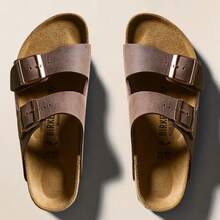 Birkenstock Unisex Arizona Sandals Soft Footbed - 哈瓦那油棕 - 查看 2