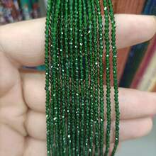 1 串天然多面彩色蓝宝石散珠，适合珠宝制作和 DIY 配饰 - 淺石榴紅色 - 查看 16