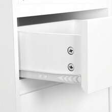 Hall Trees - White + MDF - View 8