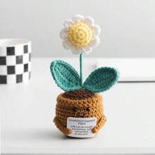 1 chậu cây cảnh mini in hoa truyền cảm hứng, đồ trang trí bàn làm việc dễ thương, hoa móc thủ công, cây mini, hoa lưu ly, hoa linh lan, hoa cúc vạn thọ, hoa cẩm chướng, hoa hướng dương, hoa xương rồng, hoa tulip, thiệp động viên ấm áp thủ công, đồ trang trí bàn làm việc, đồ trang trí phòng - Nhiều màu - Xem 26