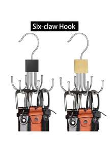 1个衣柜腰带套 腰带收纳袋 腰带挂钩 - 黑色 - 查看 5