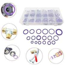 270pcs 18 Sizes Rubber Air Conditioning O Rings Universal Car Auto Repair Tools Refrigerant Ring Sets With Plastic Box Kit Set