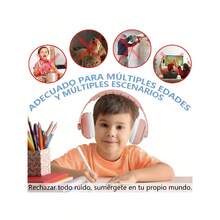 2 En 1 Orejeras Antiruido Bebe 0-4 Protector Auditivo Orejeras Contra Ruido De Longitud Ajustable Para Bebe, 2 Modo Audifonos Bebe Inhibidor Ruido, Ligeras Y Amigables Con La Piel, Diseño Acolchado Suave, Evitan Daños Auditivos Y Mejoran - Rosa - Ver 7