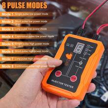 Kit de limpieza y comprobador de inyectores de combustible mejorado con 8 modos de pulso, 4 adaptadores de limpiador de inyectores, 12 V de potencia de salida, protector contra cortocircuitos, limpieza simultánea de dos inyectores, herramienta de limpieza casera. - Blanco - Ver 3