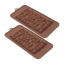 1/2pcs Small Raspberry Chocolate Silicone Mold, Square Raspberry Chocolate Block, Dubai Chocolate, Candy, Mousse, Dessert, Cake Decor, Baking Tool, Homemade Christmas, Thanksgiving, Valentine's Day Gift, Rectangle Handmade Soap, Candle, Plaster, Resin Mold - Multicolor - View 14