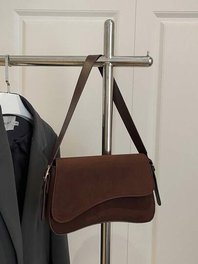 Sac à épaule décontracté en cuir PU de couleur unie pour femmes et porte-monnaie. Portefeuille mini, portefeuille, petit portefeuille, porte-monnaie pour femmes