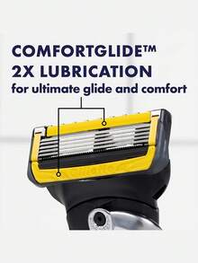 GILLETTE Isi Ulang Pisau Cukur ProGlide Shield untuk Pria, 2X Strip Pelumas, Upgrade Pisau Proglide, Pencukur Jenggot Tajam, 8 Isi Ulang Pisau. - MultiWarna - View 6