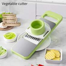 A Set Of 6 Multi-Functional Stainless Steel Shredders For Home Kitchens, Capable Of Shredding Vegetables, Cucumbers, Potatoes, And Other Vegetables. A Christmas And Thanksgiving Gift,Kitchen Accessories,Kitchen,Cooking Utensils,Household Items,Mother's Day,Mom,Mother's Day Gift,Flower,Jewelry,Mother's Day Decorations,Mother's Day Party Supplies,Women,Pink,Gift Set - 6件一套 - 查看 2