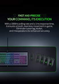 DeathAdder Essential Wired Gaming Mouse Standard Edition High-Precision Optical Sensor Symmetrical Ergonomic Design Non-Slip Side Grip Plug-And-Play Compatibility Laptop And Desktop Compatible - Black - View 7