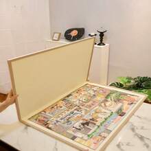 Foldable Felt Puzzle Mat, Can Accommodate 1000 Pieces, Home Interactive Puzzle Game Accessory, Suitable For Christmas & Halloween Gifts