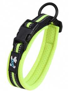 1pc Comfortable Breathable Adjustable Reflective Pet Collar