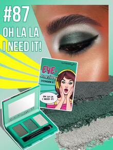 MISSLYN 三色眼影盘，配有镜子和眼影刷，哑光、珠光和闪片三种质地，触感柔滑，适合敏感肌肤。彩妆品牌，面部彩绘化妆品，适合女性和女孩，冬季必备，Y2K风格，时尚百搭，生日礼物，情人节礼物，派对必备，新年礼物，色彩搭配，无动物实验，纯素产品。 - 87 OH LA LA I NEED IT! - 查看 7