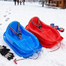 Winter Outdoor Sled 70*49cm - Random Color Sent. Skiing, Snow Safety Gliding Tool. - Multicolor - View 5