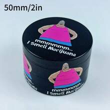 1个色彩鲜艳的卡通造型研磨器 - 锌合金材质，是圣诞节、生日、新年、情人节和家庭礼物、派对用品、礼品的理想之选 | 趣味设计 | 耐用研磨器 - 彩色 - 查看 13