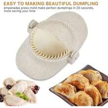 7件套饺子压模器,3种尺寸饺子压模器,带面团切割器和馅料勺,饺子模具,可制作饺子、馅饼、馄饨和派,饺子压模器,厨房小工具,食品加工工具,多尺寸模具,设计紧凑,结构坚固,高品质压模器,派压模器,脚部死皮去除器,馅饼封口器,馅饼成型器 - 彩色 - 查看 19