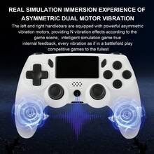 GAMINJA P47 Wireless Controller, Compatible With P4/P4 Slim/P4 Pro/PC, Dual Vibration, Speaker, 6-Axis Gyroscope, Headphone Jack, Touchpad - Multicolor - View 11