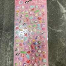 Kinder 3D Prägung Aufkleber, Schaumstoff Aufkleber mit Katzen Design, DIY Scrapbooking, dekorative Aufkleber für Wasserflaschen, Handyhüllen, Notizbücher, geeignet für Mädchen und Jungen