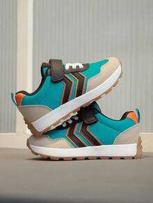 1 Pair Children's Flat Casual Sneakers For School - Green - View 7