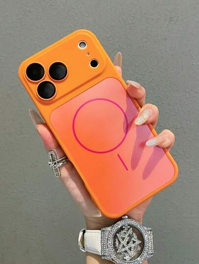 Étui de téléphone magnétique ultra-fin de luxe avec protection de l'objectif, se transforme instantanément en série 17, compatible avec 11/12/13 Pro Max/14/15/16 Pro Max, Plus/17 Air/17 Pro Max Série, Étui de protection antichoc pour tout le corps