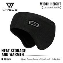 WRELS 1pc Lightweight Foldable Warm Winter Ear Warmer Headband, Thickened Double Layer Ear Warmer Headband, Windproof And Cold-Resistant - Plush Earmuffs - View 11