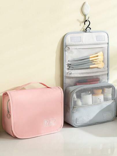 Toiletry Bag Travel Bag With Hanging Hook, Waterproof Shower Bathroom Hanging Toiletry Bag For Men Women,Small Multifunctional Makeup Cosmetic Bag,Portable Toiletries Bag Travel Organizer
