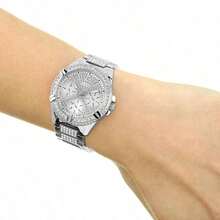 Guess 40mm Women's Elegant Stainless Steel Quartz Watch, Rose Gold, Casual Wristwatch, Perfect Daily Accessory W1156L1 - Silver - View 6