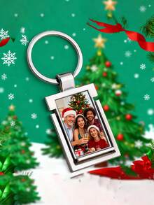 Christmas Exclusive Ritual Sense. This Is A Mobile Phone Stand With A Custom Picture, A Multi-Functional Keychain Bag Pendant, A Party Gift And A Gift. - Silver - View 4