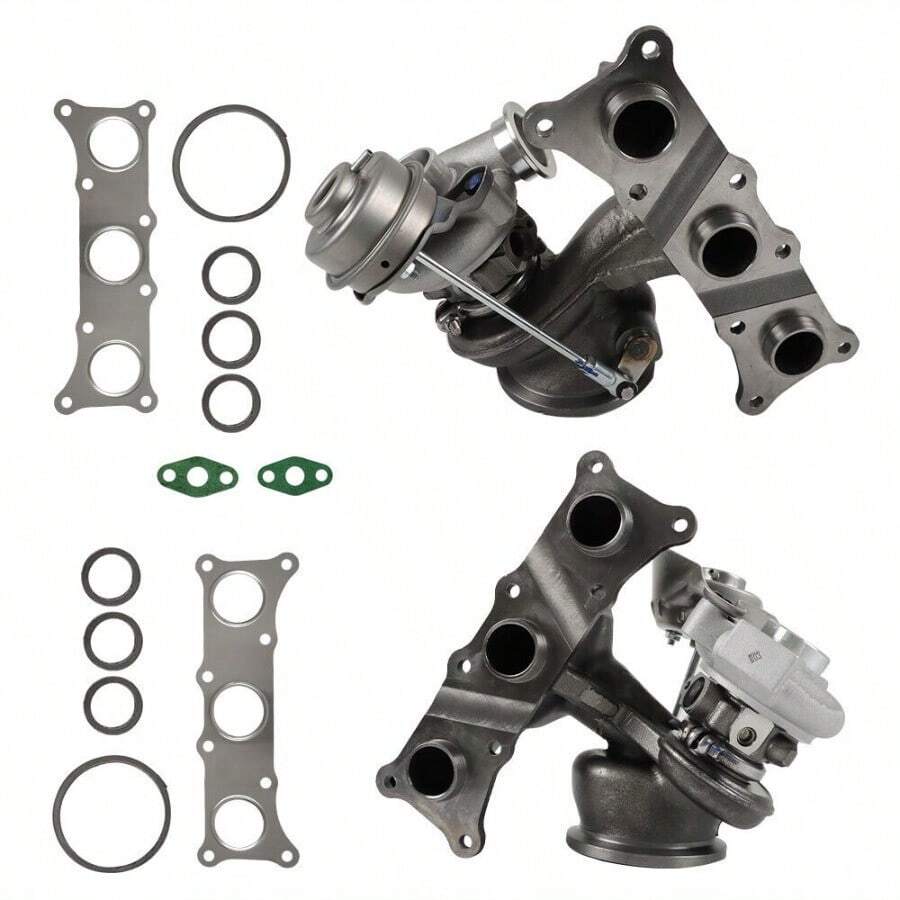 LABLT Twin Turbo Turbocharger For 2007-13 BMW E90 E92 E93 335i 335is 335xi 3.0L - 如圖 - 查看 1