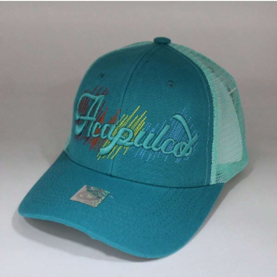 Men Baseball Cap - Mint Blue - View 1
