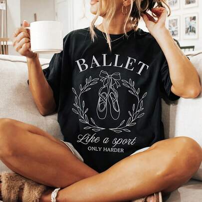 Ballet C  omfort Colors Shirt, Funny Ballet T  Shirt, Ballerina Shirt, Ballet Gift, Ballet TeaC  her Gift, Ballet Mom T  EE, S  ocial Club Dance Shirt220g M-en's Cotton T-Shirt - Heavyweight All-Purpose T-ShirT-Suitable for all people, whether woM-en or M-enhigh-quality durable fabric suitable for all seans,ft to the touch but built to lastBreathabletops woM.en fall outfiT.S for woM.en vaC.Ation outfiT.S woM.en halloween costume
