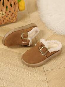 Kids Fashion Slippers / Kids Fashion Indoor & Outdoor Warm Lined Slippers, Run Small