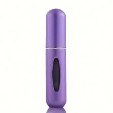 1pc Luxury Perfume Dispenser Bottle - Portable Travel Storage Container For Frosting Cream And Cosmetics - Family Essential Accessories, Easy To Carry Gifts For Girls - Purple - View 9