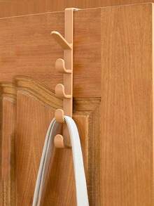 1 Giá Đựng Đồ Đa Năng Có Móc Treo Bảo Quản Nhà Phía Sau Cánh Cửa Nhựa Màu Nâu - màu nâu - Xem 4