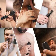 Hatteker 6in1 Professional Men Body Grooming Kit Body Trimmer