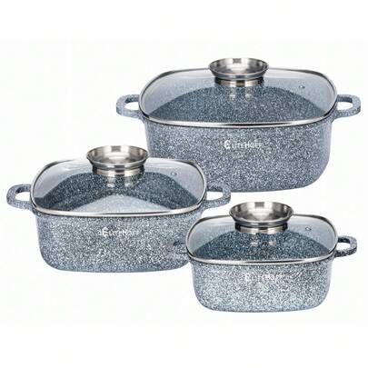 Gekochter Marmorschaum mit 6 Elementen, 2,3–6,5 l