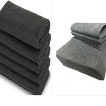 5片装神奇清洁布，无痕玻璃擦拭布，颜色：黑色或灰色，适用于：汽车玻璃、窗户、厨房、浴室、水龙头等，家务清洁布 - 黑色 - 查看 10